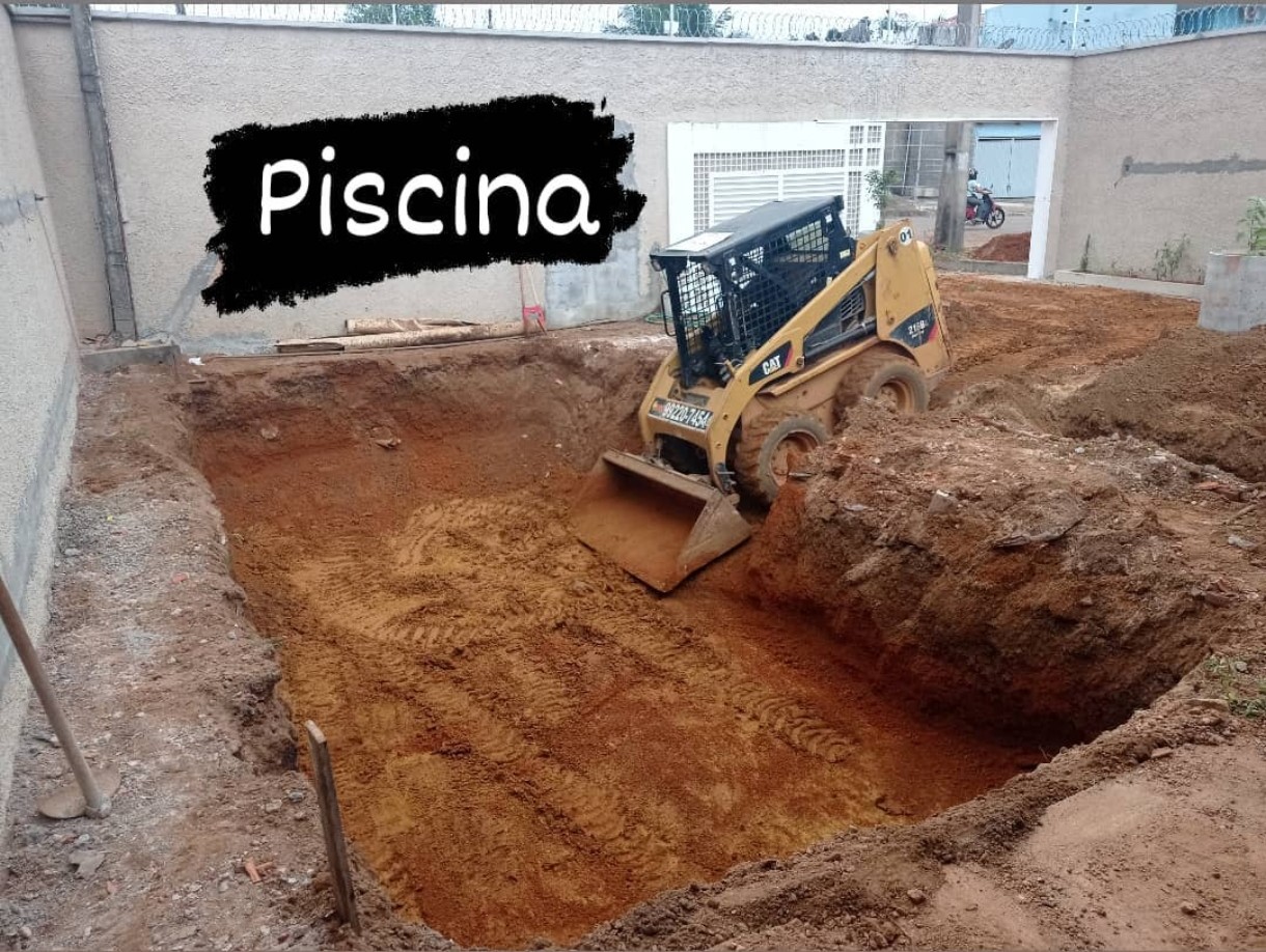 Serviço de escavação para piscina em Palmas